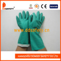 Europe Standard Green Nitrile Chemical Industrial Gloves DHL445